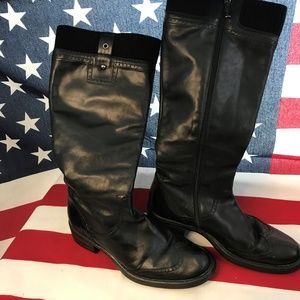 Aquatalia women's boots zippered lined leather